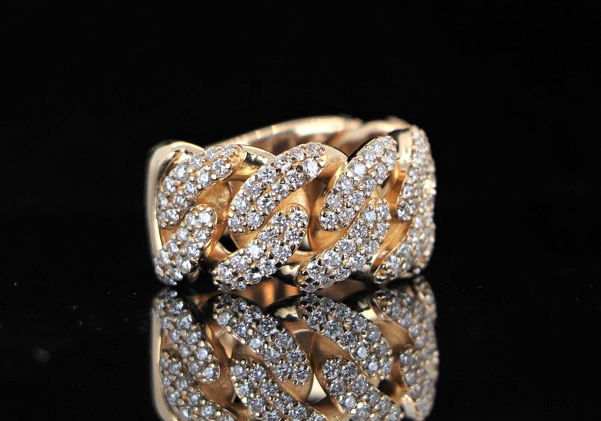 Iced Gold Baguette Ring (PREORDER)