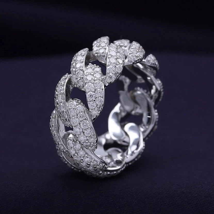 Iced Baguette Ring (PREORDER)